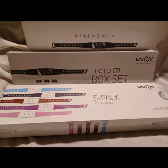 Helo Watch Set with Germanium Stones & 5 pack bands - Picture 3 of 5